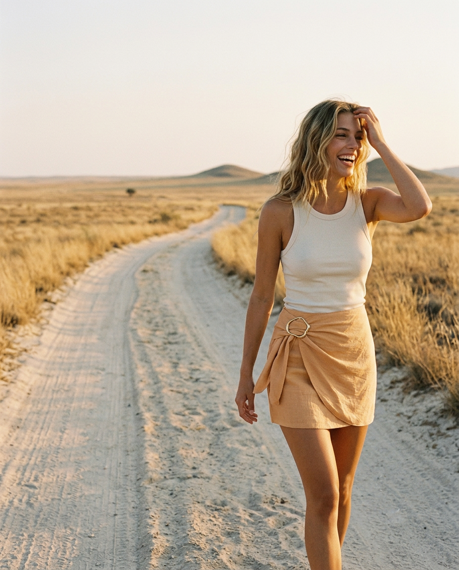 Jupe Dune — scène de vie